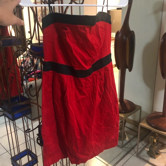 Forever 21 Dresses & Skirts - Forever 21 Little Red Dress w/back bows Sz Zm Cute